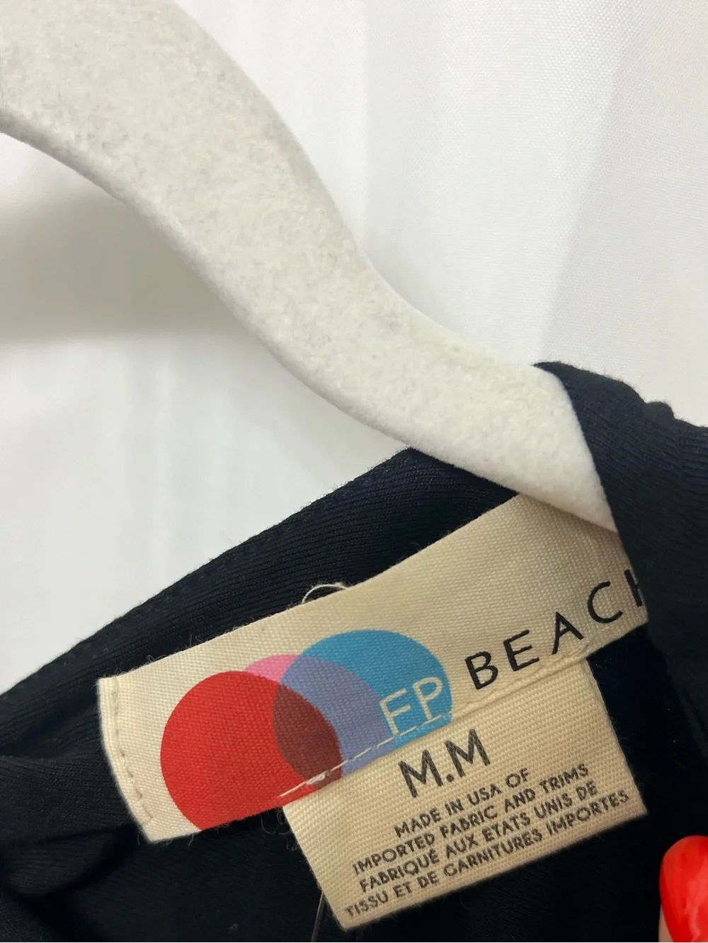 NWT Free People Beach OB1049875 Open Back Tie Wide Leg Jumpsuit Black M